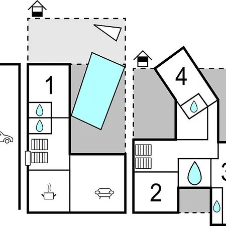 Beautiful In Saldun With Sauna 別荘 *